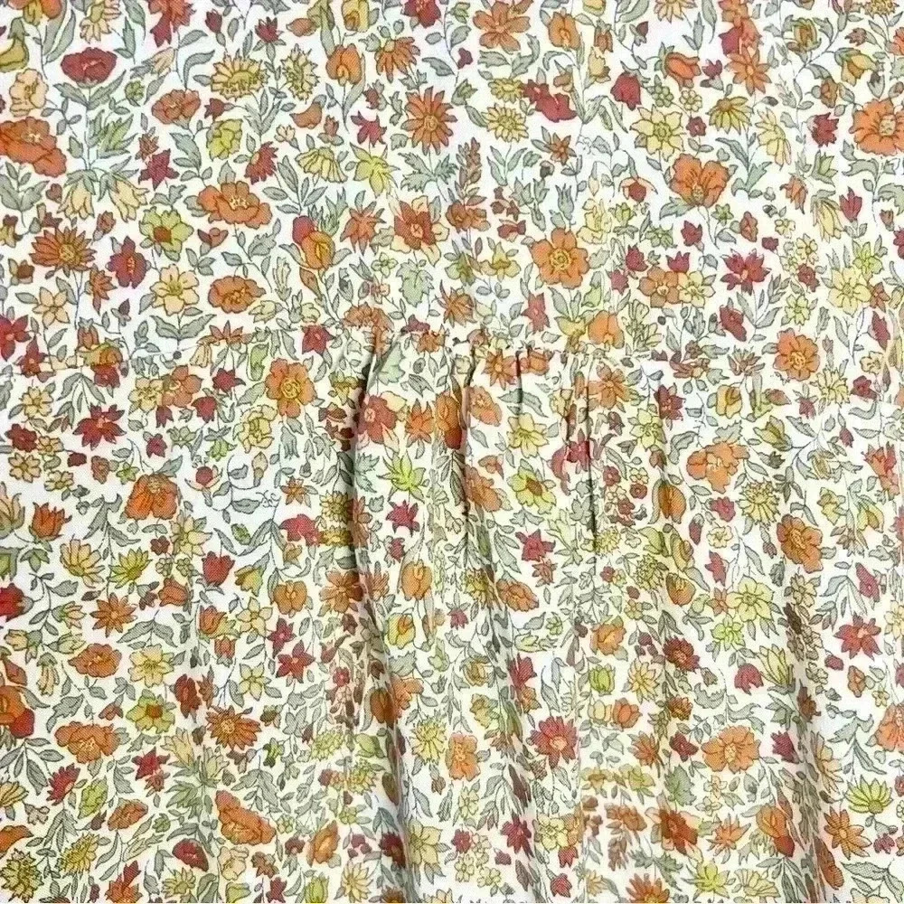 Cynthia Rowley | Women’s Floral 3/4 Sleeve Blouse with Ties | Size Large - Picture 7 of 13